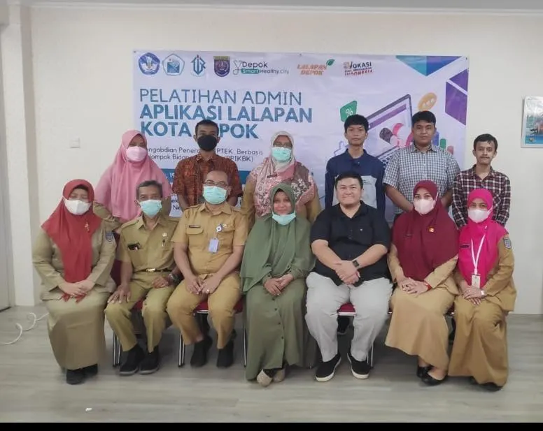 Lalapan Depok admin training with the Depok Health Office